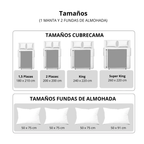 Cubrecama Arte Melia™ — Chic Black & White